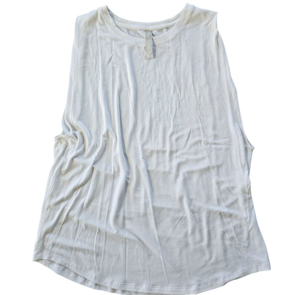 Athleta Women's Sleeveless White Top Tank No Stains sz L